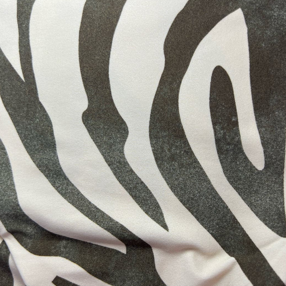 NWT Stone Fox Swim Roca Bikini Bottom, Distressed, Earth Zebra Print, size Large - Picture 10 of 15